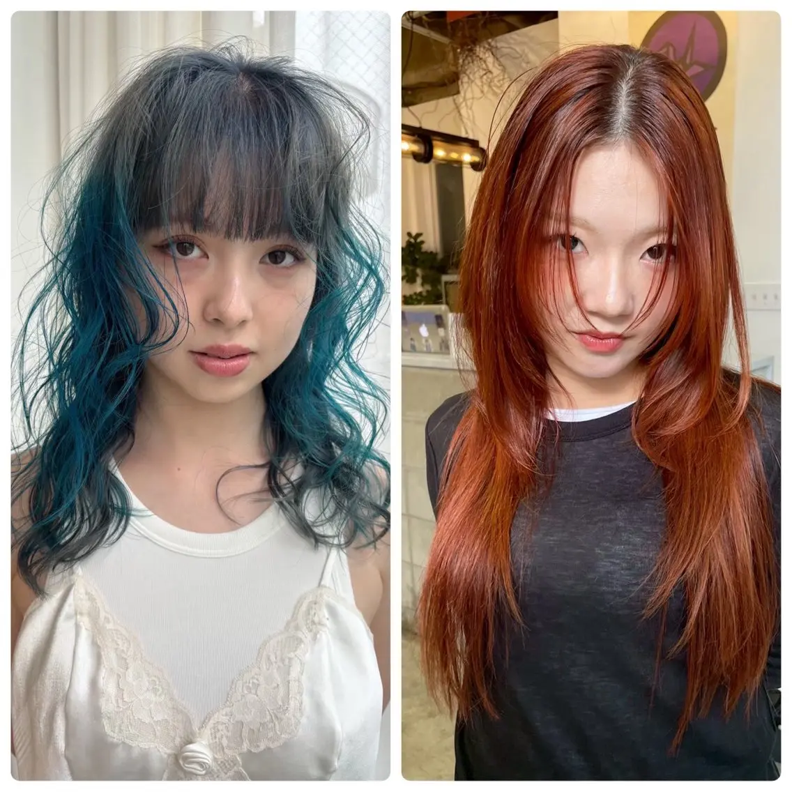 カラー ヘアカラー ness／rina ／透明感カラーのヘアスタイル