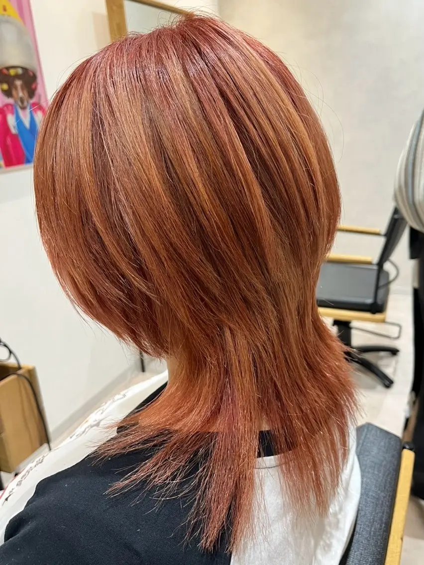 ショート カラー flag hair レイナのヘアスタイル