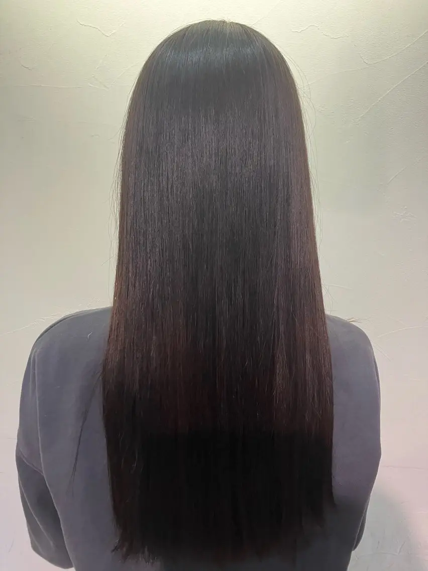 ロング 髪質改善 縮毛矯正 縮毛矯正 ウルフ・ハイレイヤー 🌟ナカノ・ユウヤのヘアスタイル