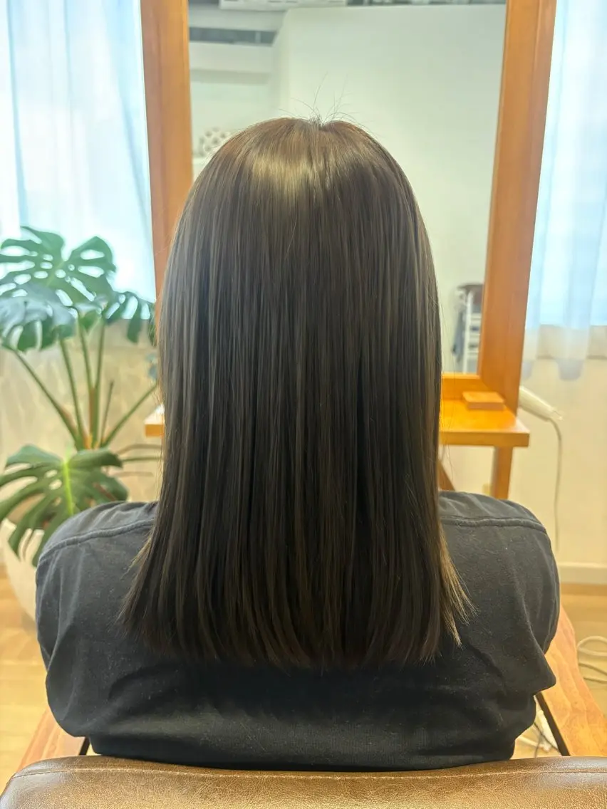 ミディアム カラー ヘアカラー モデル募集/ yuna🤍🎀のヘアスタイル