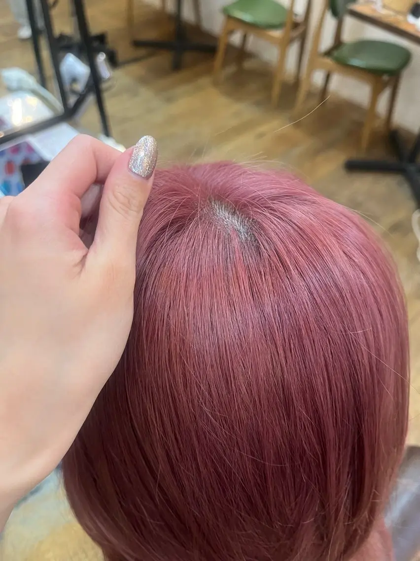 カラー ブリーチ ヘアカラー 東茉央/ブリーチ リタッチ🧸銀座のヘアスタイル