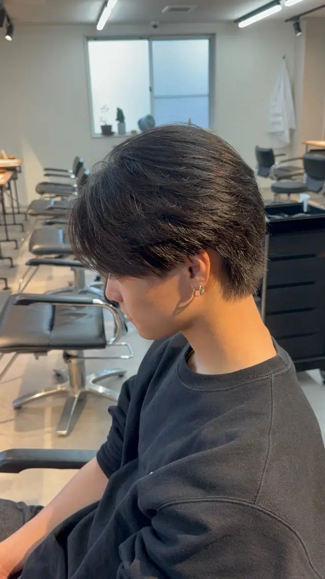 メンズ カット 縮毛矯正 トリートメント 垢抜けへの近道✂️ メンズ縮毛矯正/齊藤のヘアスタイル
