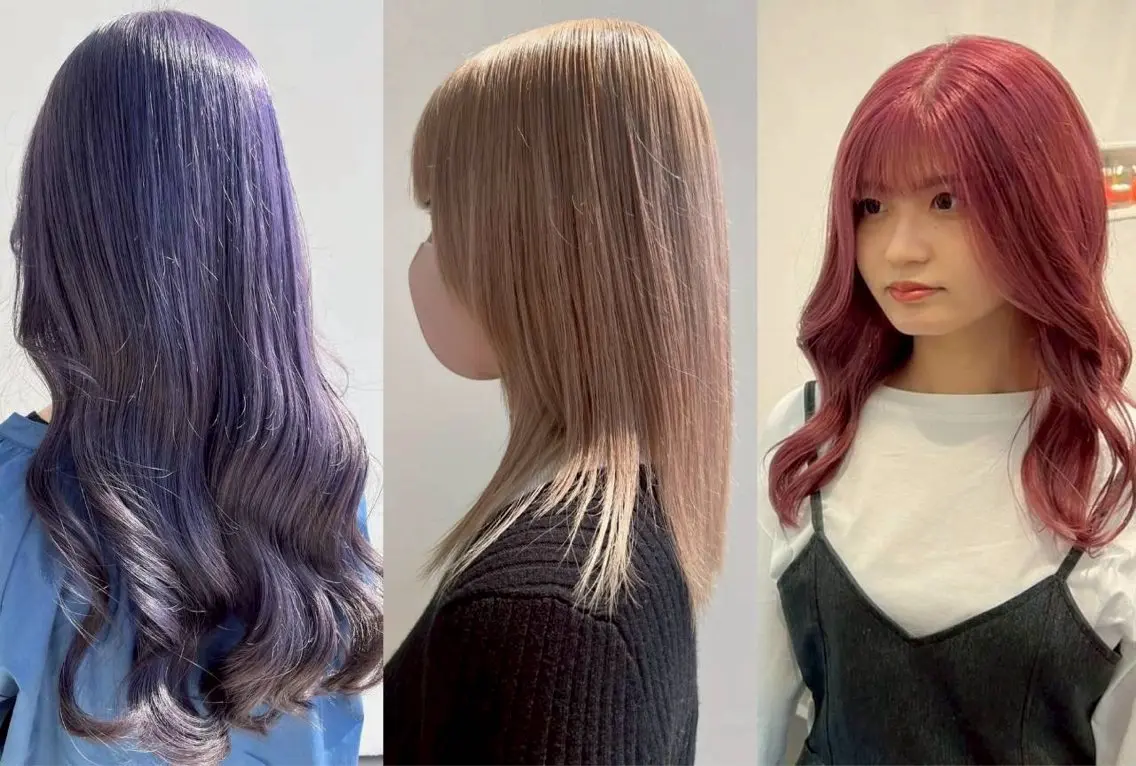 ミディアム ヘアカラー テラダ ユウシンのヘアスタイル