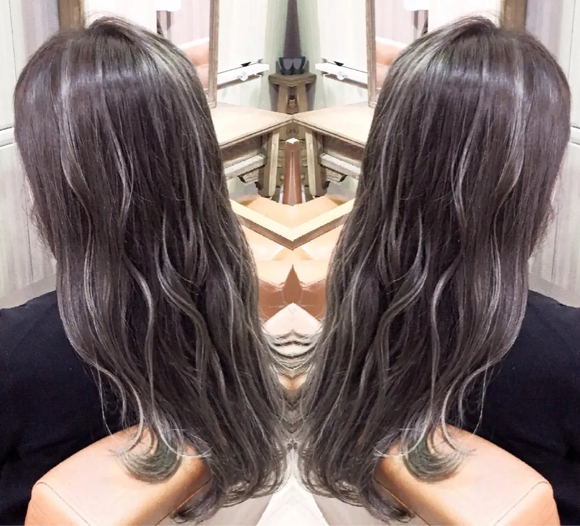 ロング 3Dハイライト 外国人風カラー ハイライト ❤️千葉県代表❤️ 店長❤️柿本翔一朗のヘアスタイル