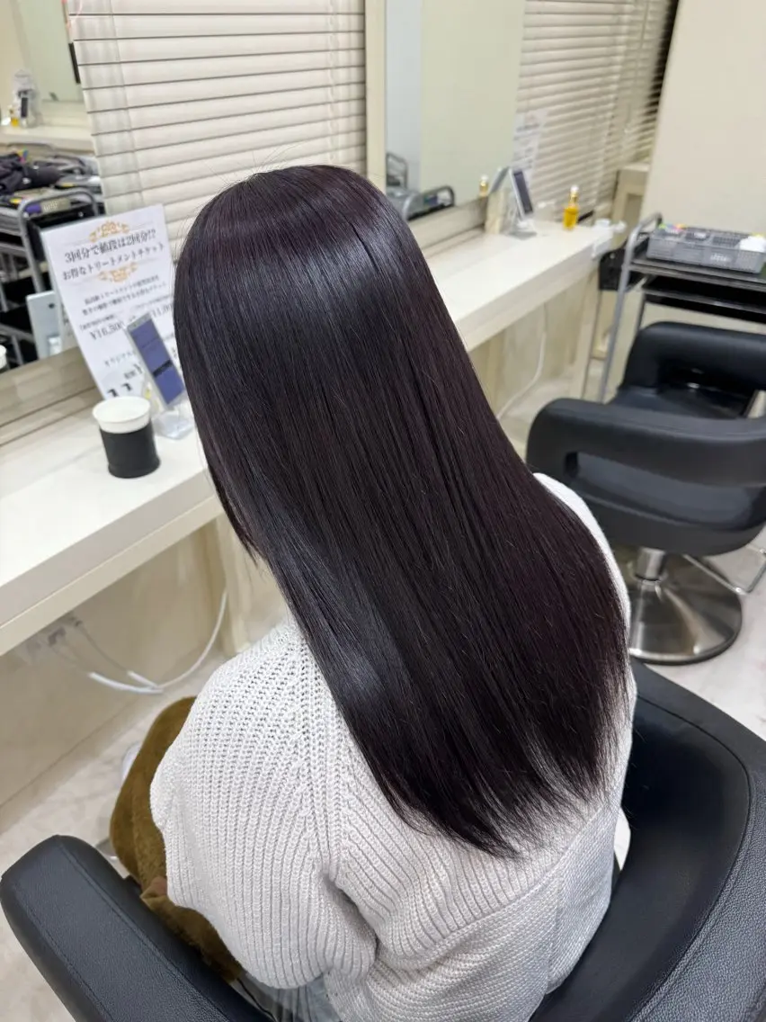 ロング カラー ヘアカラー 🤎モテ髪&透明感 ミルクティー🥣🤎のヘアスタイル