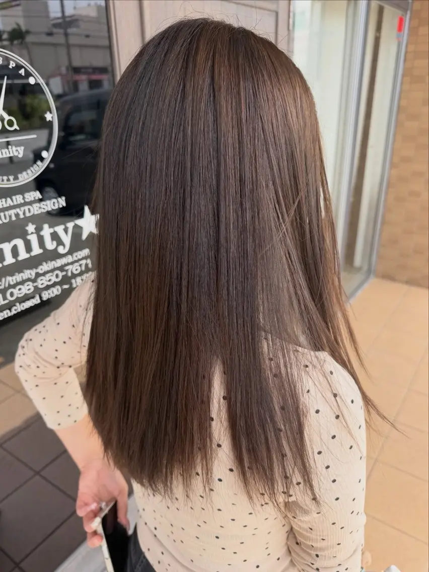 ミディアム カラー ヘアカラー trinity KOHARUのヘアスタイル