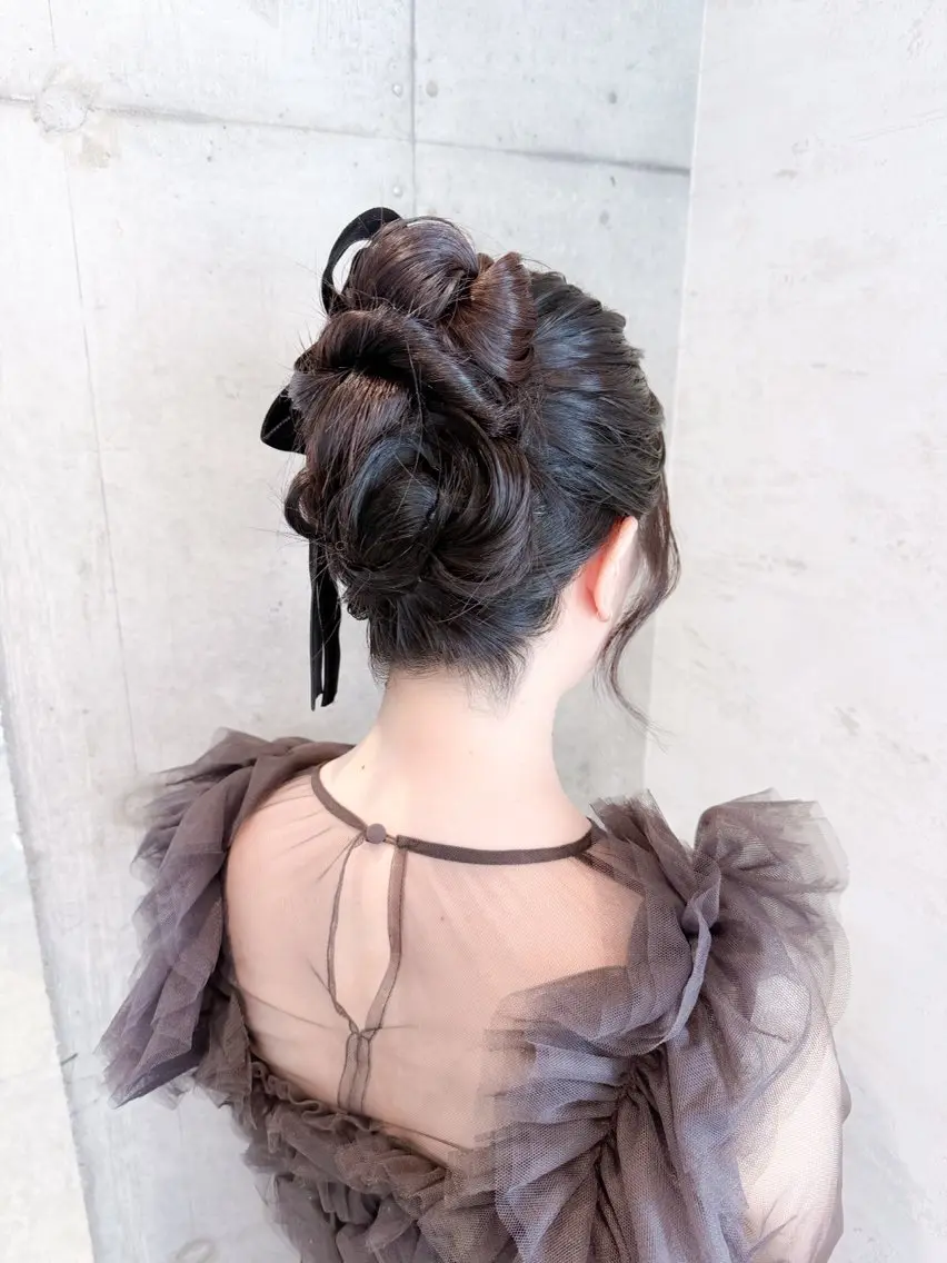 ヘアアレンジ ヘアセット はやしほのか｜ マンツーマン美容師のヘアスタイル