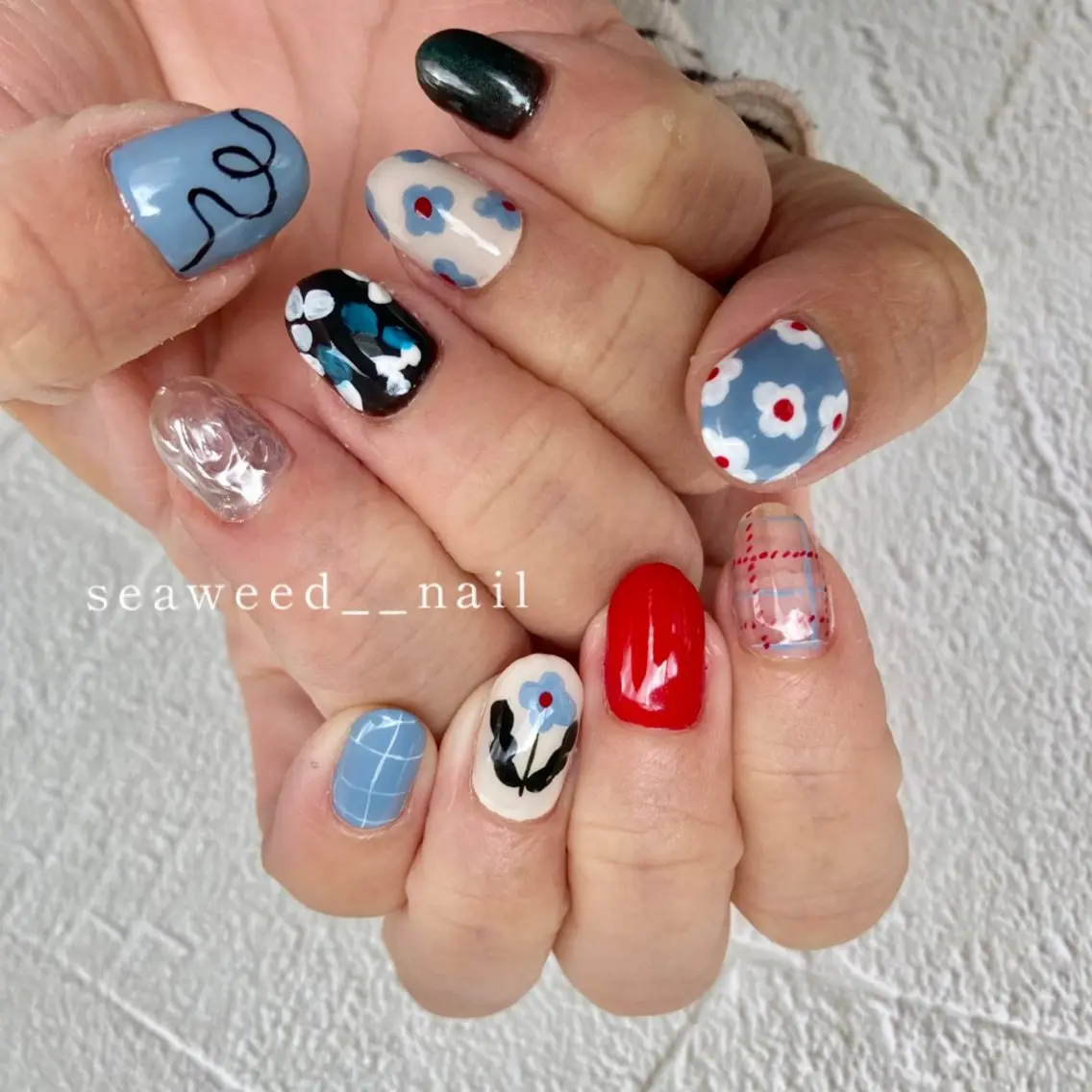 ネイル seaweed nailのネイルデザイン
