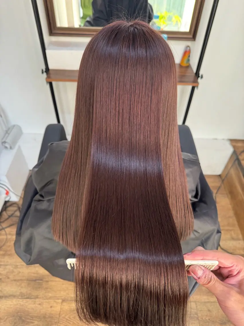 ロング カラー ヘアカラー トリートメント 椎葉 祐也のヘアスタイル