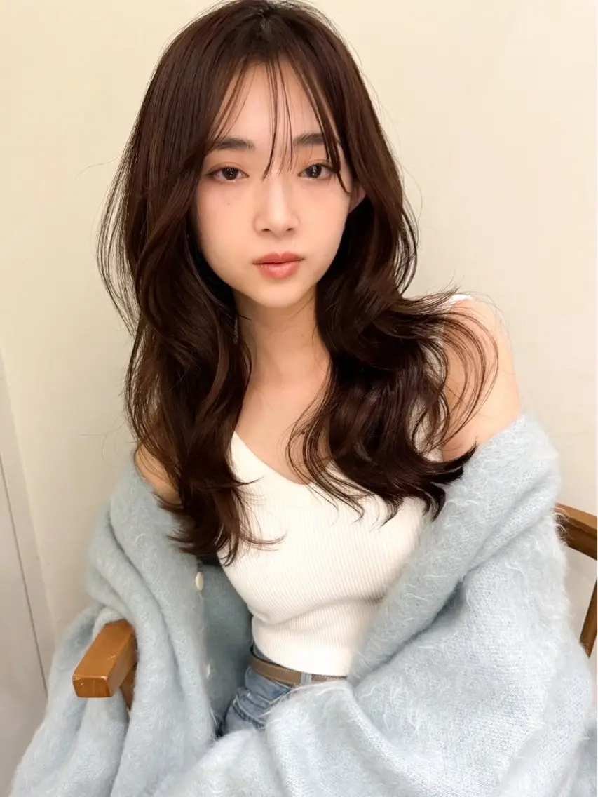 ロング カラー ヘアアレンジ ヘアカラー 🫧透明感カラー/ Wカラー🫧namiのヘアスタイル