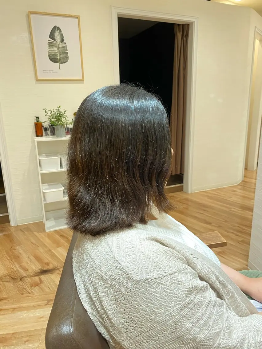 ミディアム カット イシカワ ユウタのヘアスタイル