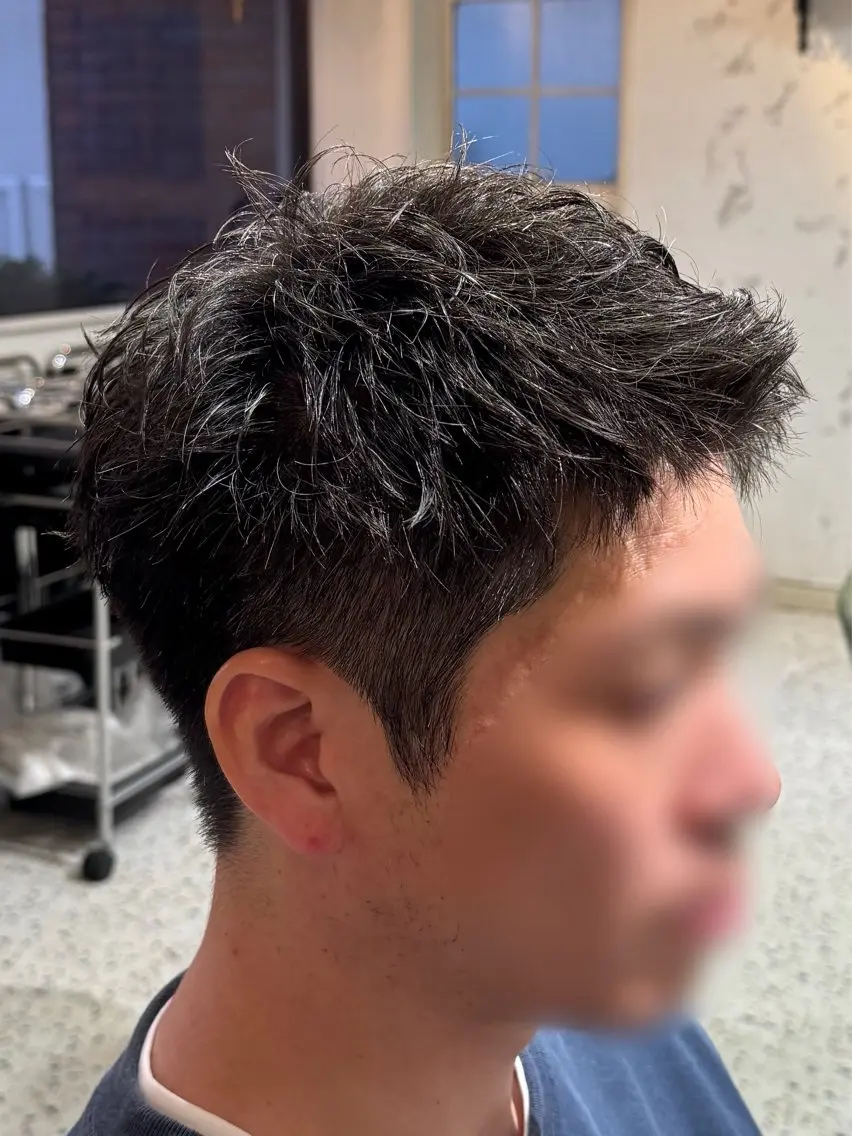 パーマ メンズ 佐藤 七星のヘアスタイル