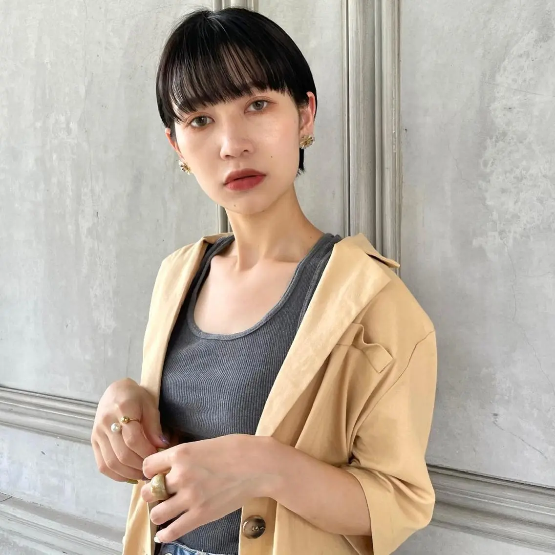 ショート ショートヘア 河原 亮のヘアスタイル