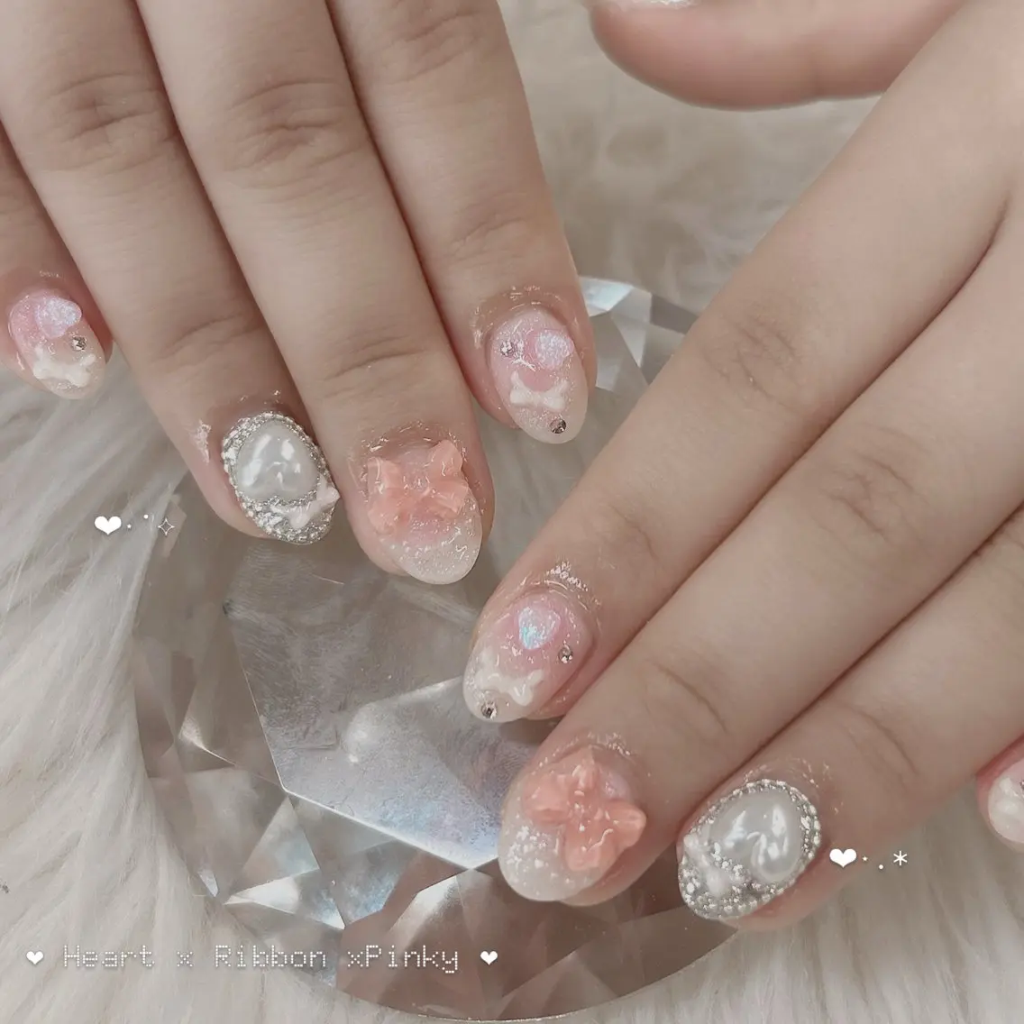 ネイル ハンドネイル ハンドケア Basic本厚木店 Mahiroᙏ̤̫͚のネイルデザイン
