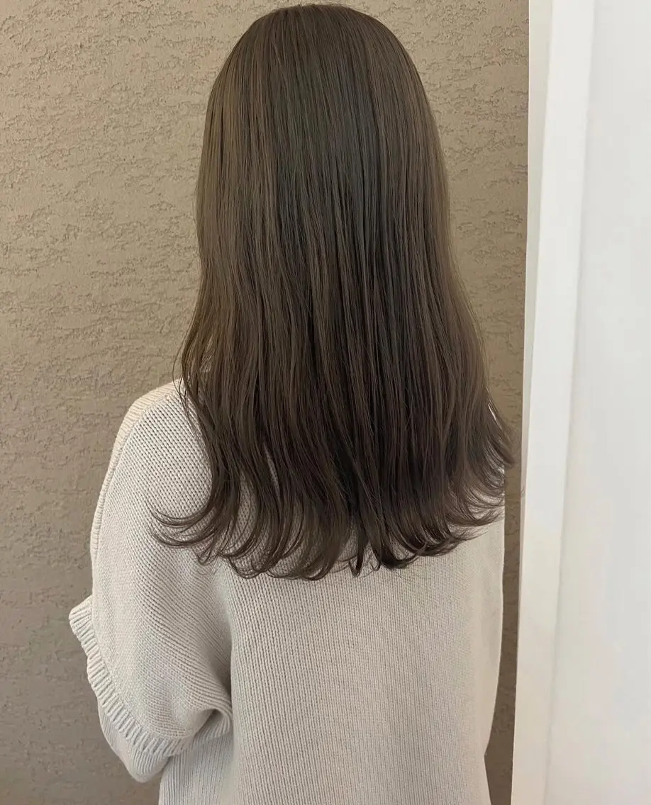 ロング カラー アッシュ 透明感カラー🌿 藤沢Lina ななよのヘアスタイル