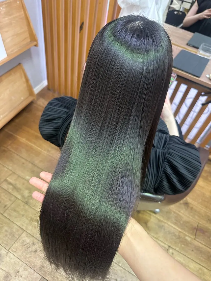 ロング カット 縮毛矯正 トリートメント 🩷PEEQS吉田 愛梨🩷のヘアスタイル