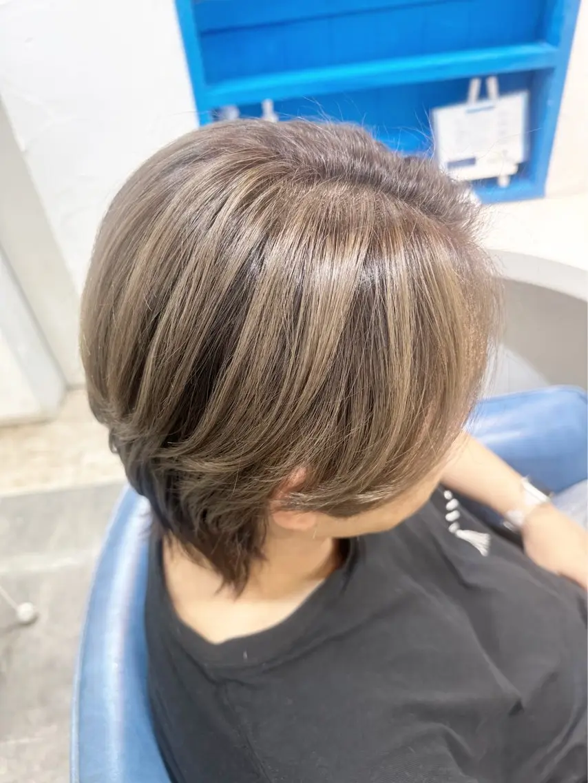 ミディアム カラー メンズ 中目黒✂︎店長✂︎ TOMOHIROのヘアスタイル