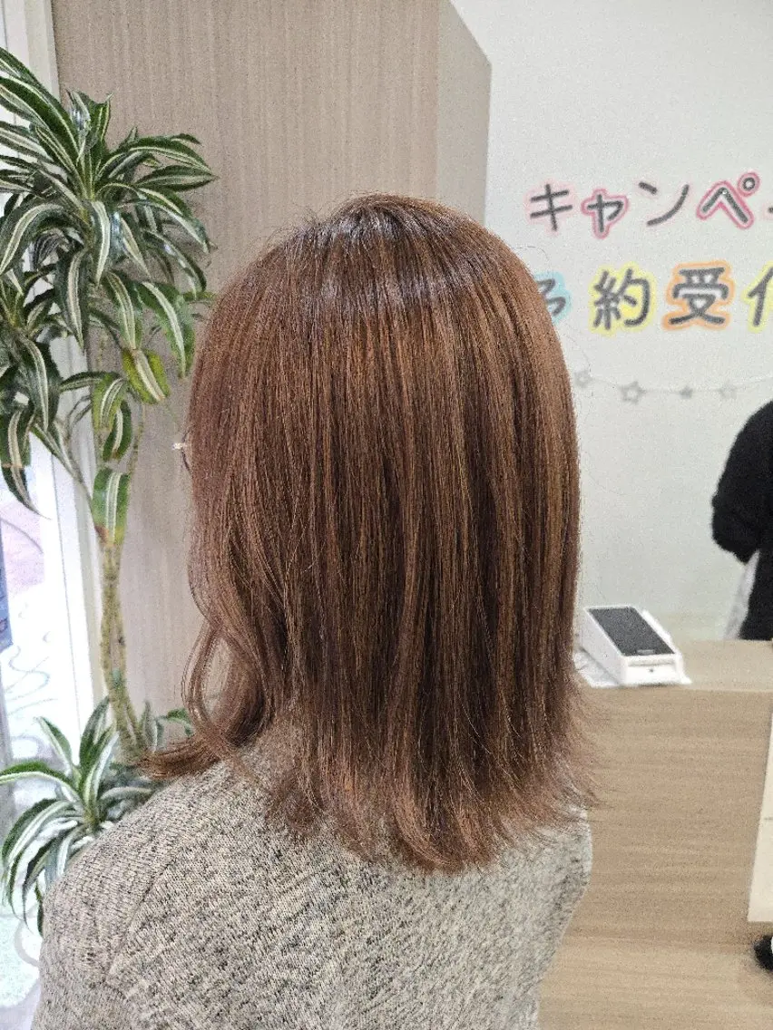 カラー ヘアカラー 暖色🍎透明感カラー 🩵小林かりんのヘアスタイル