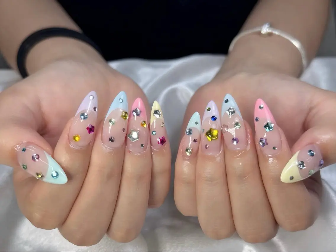 ネイル アートネイル 韓国ネイル ロングネイル 持ち込み シンプルネイル ハンドネイル ハンドケア Nova Nail _Shinsaiのネイルデザイン
