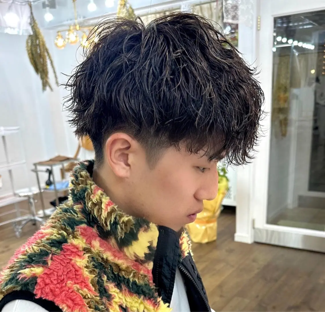 ショート ハイライト メンズ特化✂️ 小枝 優生のヘアスタイル