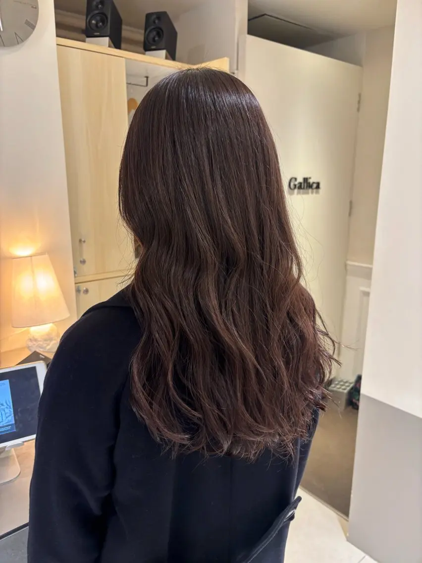 ロング カラー ヘアカラー トリートメント 柔らかgirly/ レイヤー/yuiのヘアスタイル