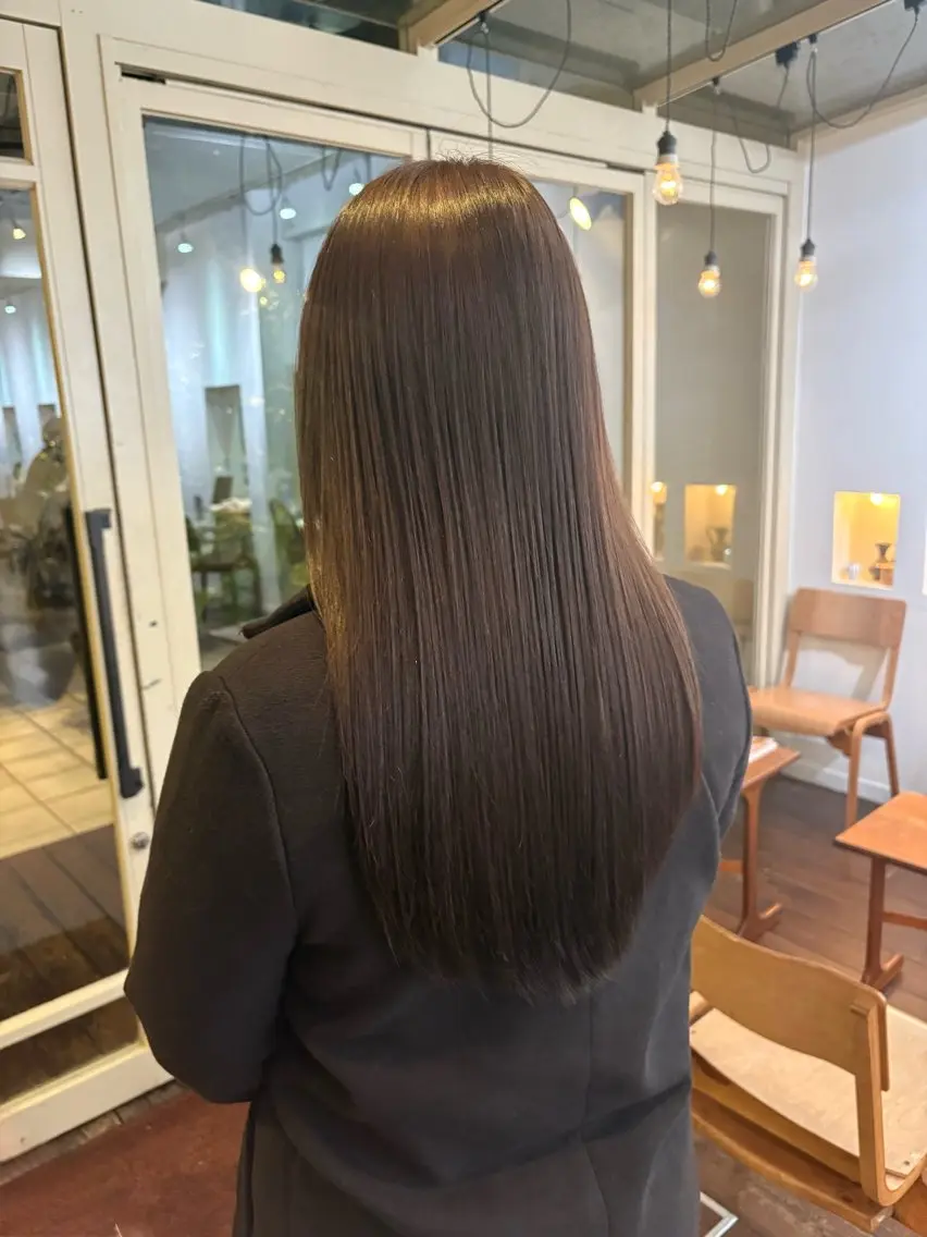ロング カラー 透明感カラー Make's表参道 らら🌼のヘアスタイル