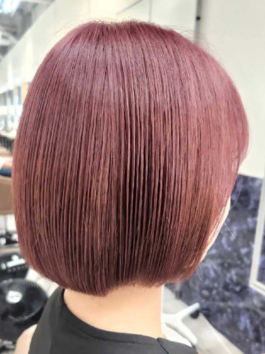 ショート カラー ピンクカラー 🌟あかり🌟 #Sign hairのヘアスタイル