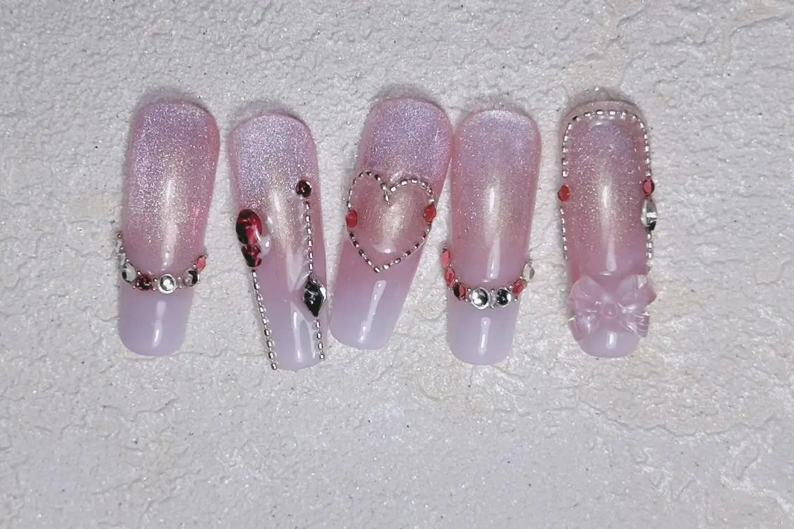 ネイル ロングネイル スカルプネイル ネイルチップ ワンホンネイル MSSugar Nailのネイルデザイン