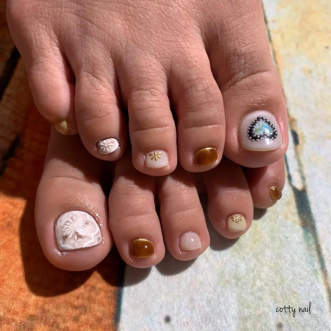 ネイル フットネイル ジェルネイル ニュアンスネイル cottynail -miki-のその他イメージ
