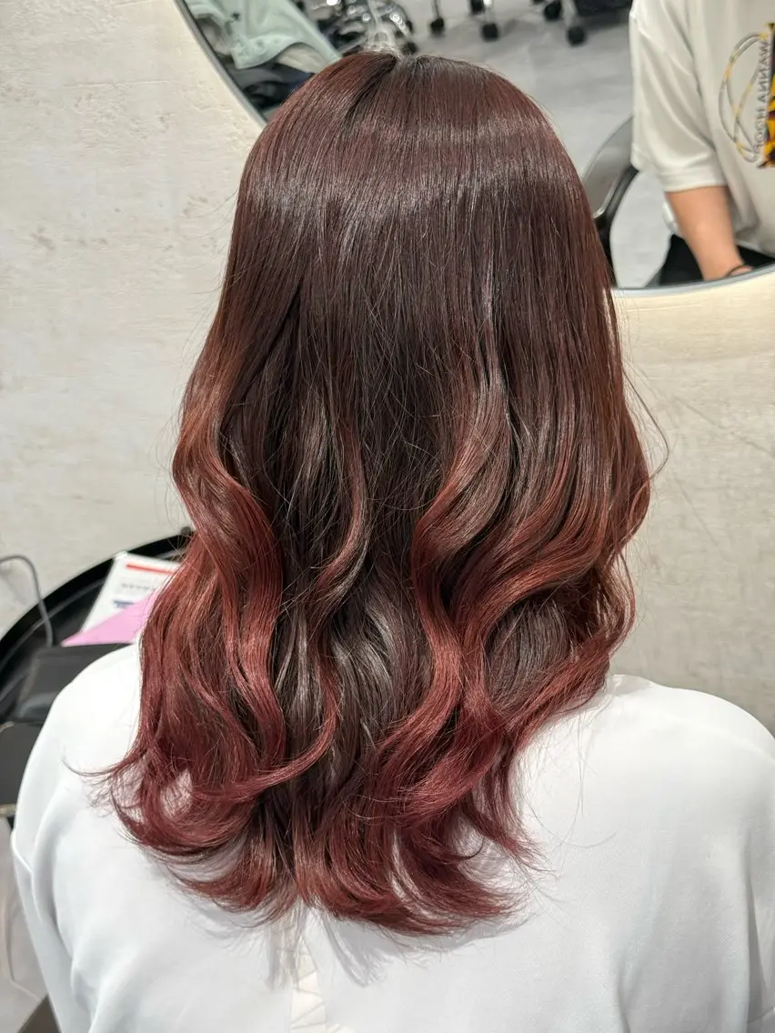 セミロング カラー ヘアカラー トリートメント RAF TOKYO むっく ✂️✨／のヘアスタイル