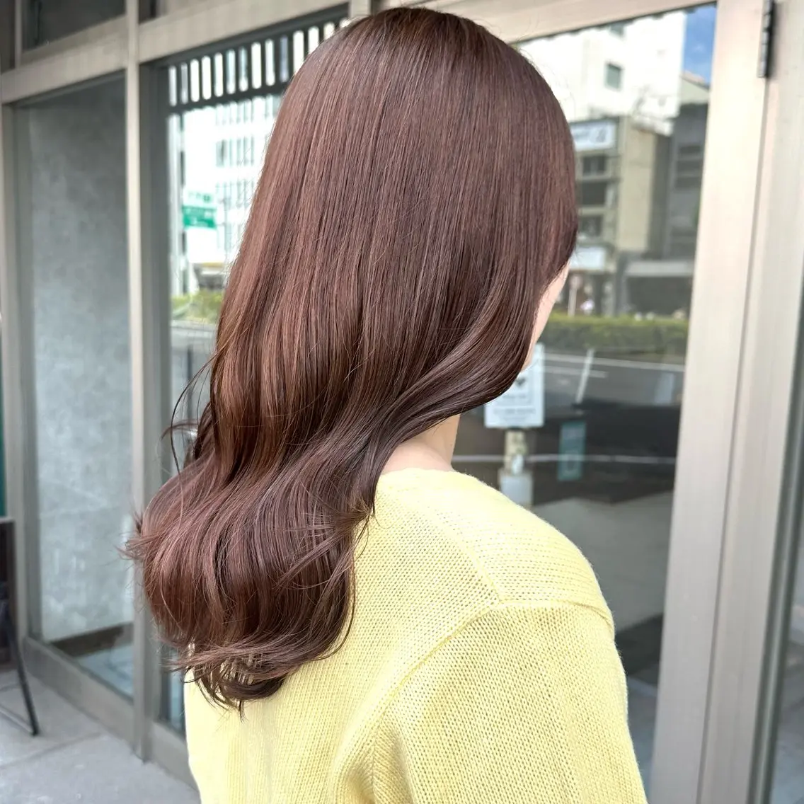 セミロング カラー カット ヘアカラー レイヤー/高橋 みく /池下/千種のヘアスタイル