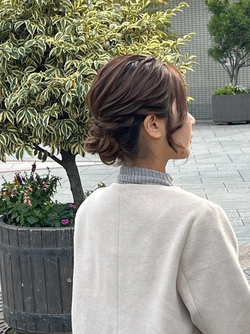 ヘアアレンジ ボブ ヘアアレンジ/ カラー/hazukiのヘアスタイル