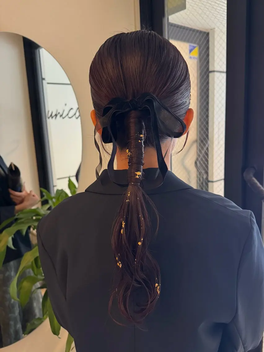 ヘアアレンジ ヘアセット 内沼 恵留菜のヘアスタイル