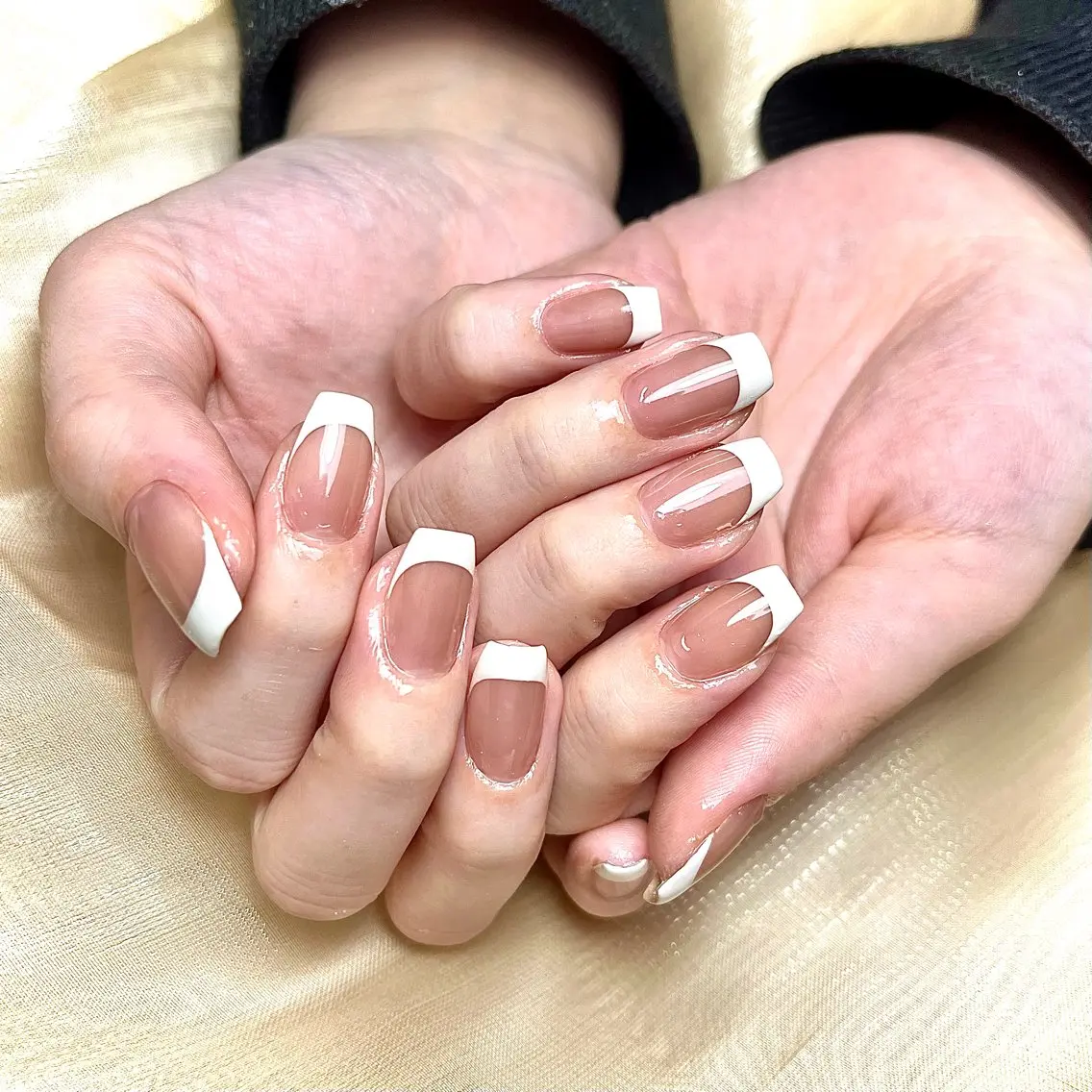 ネイル フレンチネイル ハンドネイル ハンドケア Fairy Nailのネイルデザイン