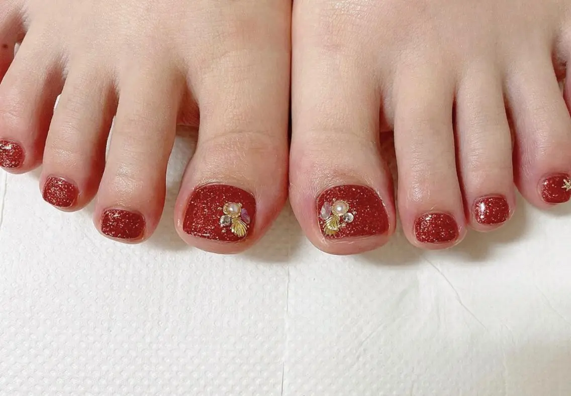👣フット・90分つけ放題持ち込みデザイン7200円(デザイン2本まで)【初回ジェルオフ無料ケア込み】の写真