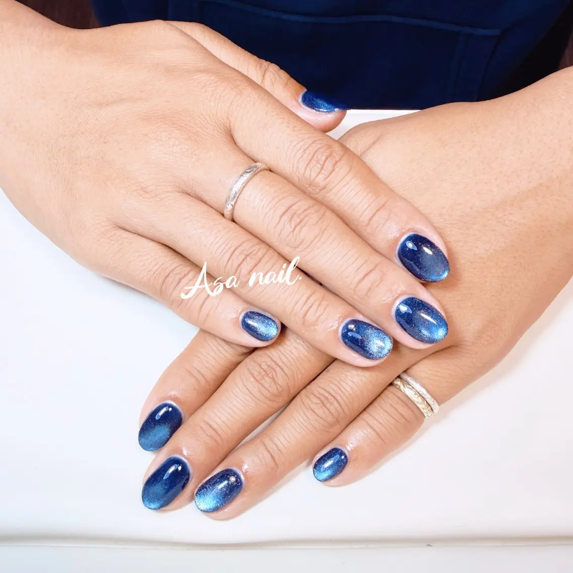 ネイル ジェルネイル マグネットネイル Asa Nail 亀戸 平井のネイルデザイン