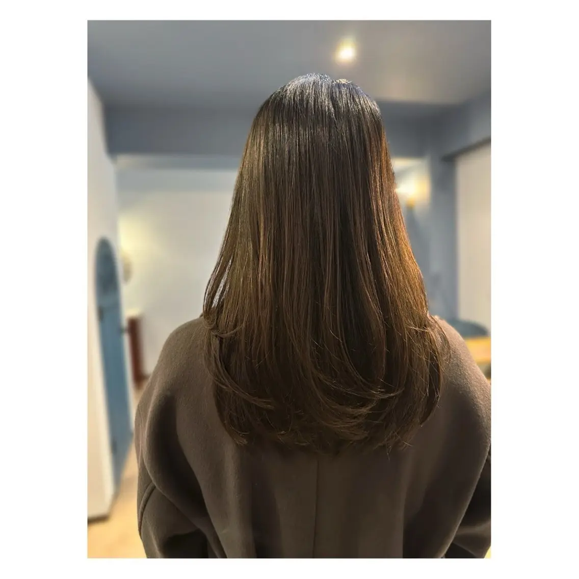 セミロング 中野 誠子のヘアスタイル