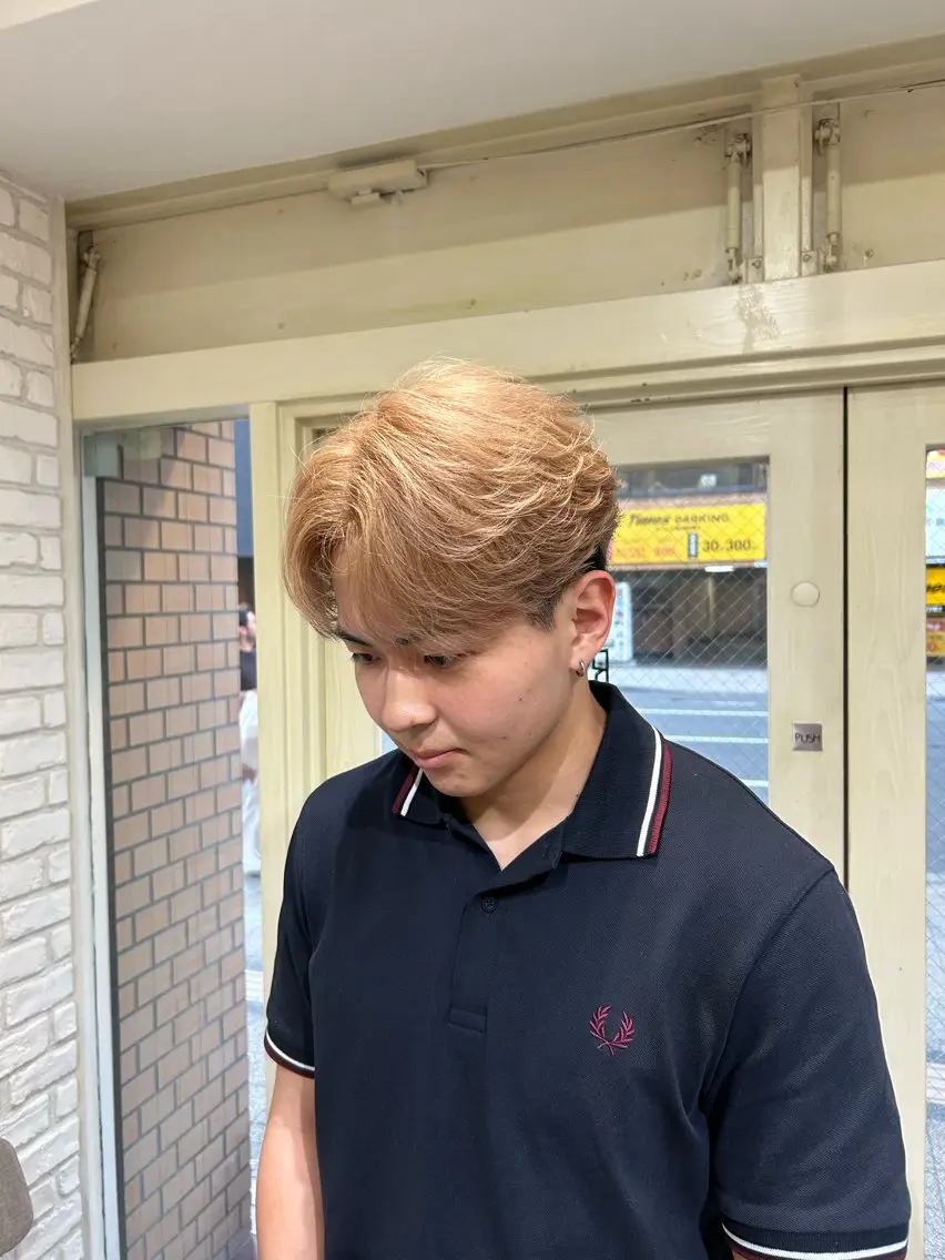 ショート ヘアカラー ︎☀️はるき︎︎☁️ ショートモデル募集のヘアスタイル