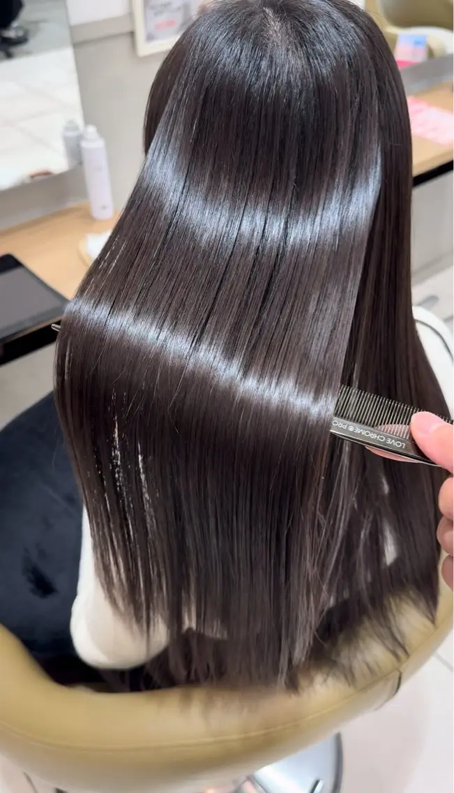 ロング 縮毛矯正 縮毛矯正 🥇美髪特化🥇 店長✨ミヨカワのヘアスタイル