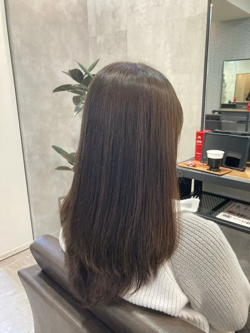 ロング ヘアカラー ぱく みやんのヘアスタイル