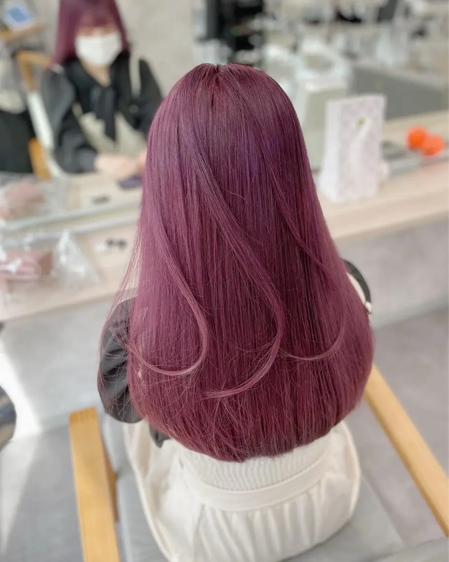 ロング ヘアカラー トリートメント ダメージレスブリーチ RIKU🎈のヘアスタイル