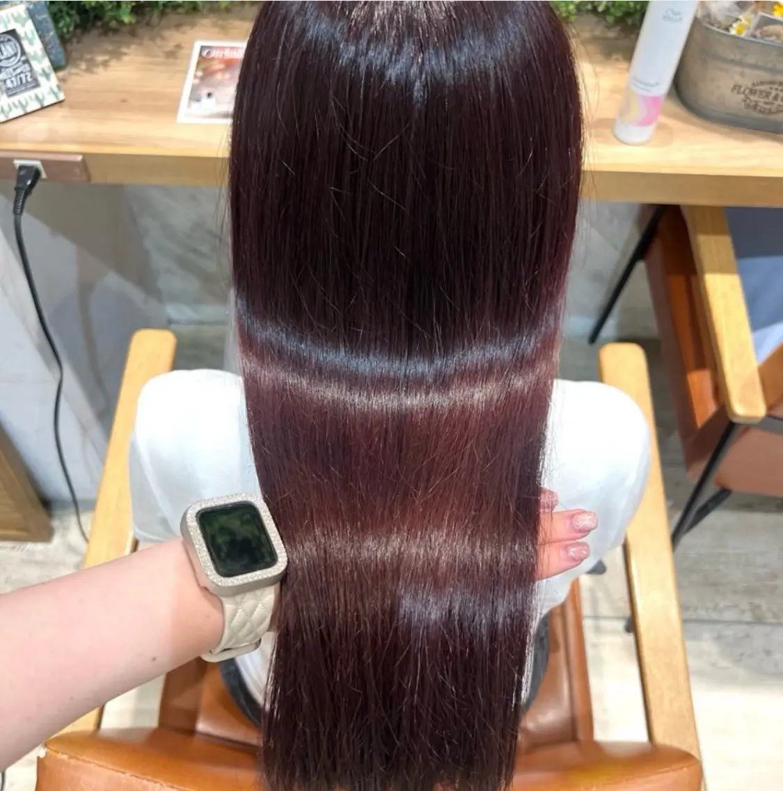 カラー ヘアカラー トリートメント 髪質改善🫧艶カラー ✨縮毛矯正🎀しゅりのヘアスタイル