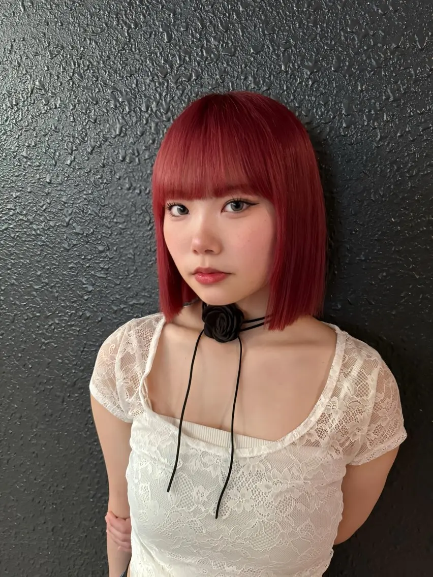 【艶ハイトーン🩷】夏でも冬でも可愛いブリーチカラー➕トリートメントの写真