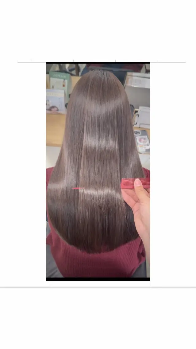 ロング カラー ヘアカラー トリートメント 髪質改善🪽 森川☜ ☜ のヘアスタイル