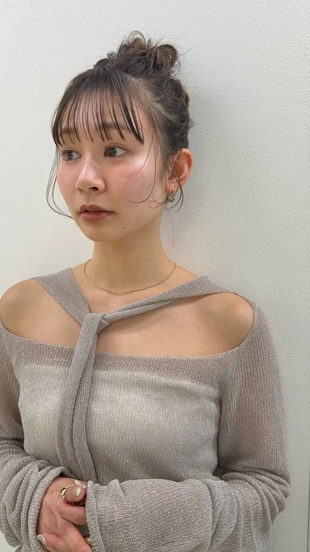 ヘアアレンジ ボブ ヘアセット 髪質改善/韓国/ ヘアセット/夏美のヘアスタイル
