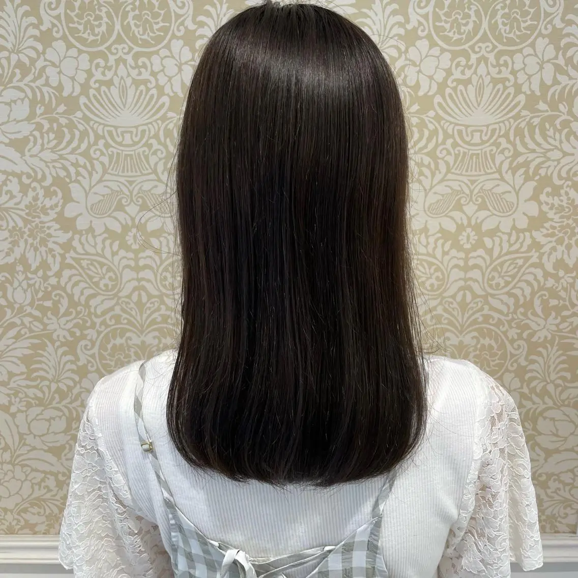 セミロング カット トリートメント 髪質改善カラー💎 オオネヨシナリのヘアスタイル
