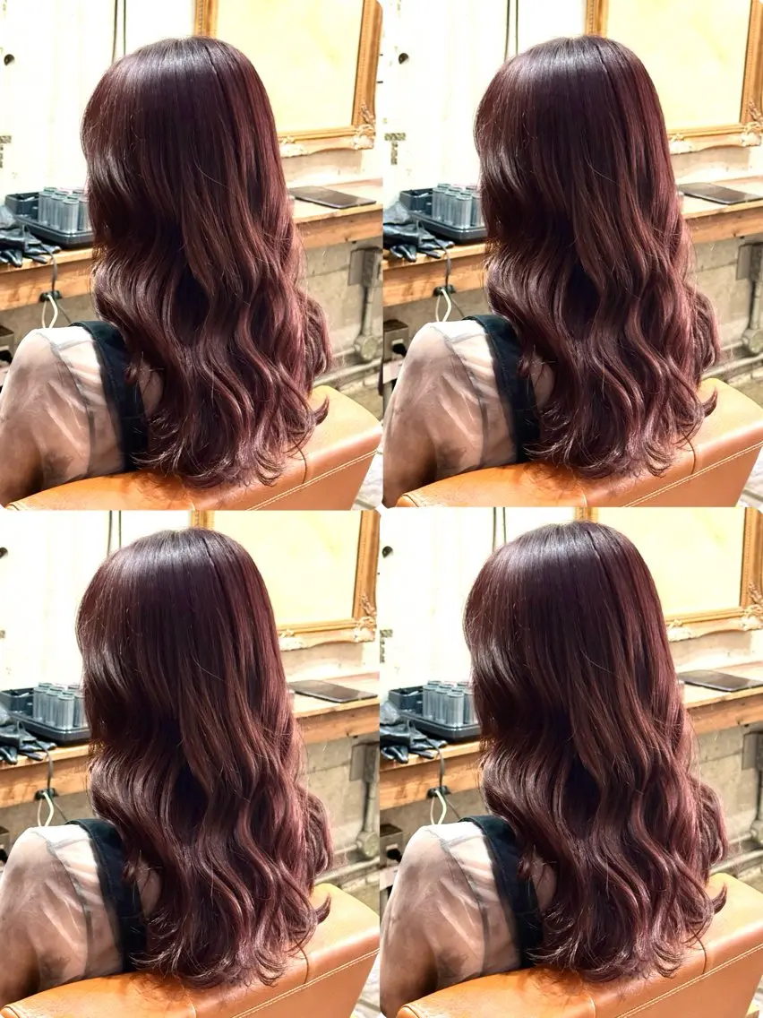 セミロング カラー カット ヘアカラー トリートメント ✂︎cadre✂︎ 🪶かまだれいし🪶のヘアスタイル
