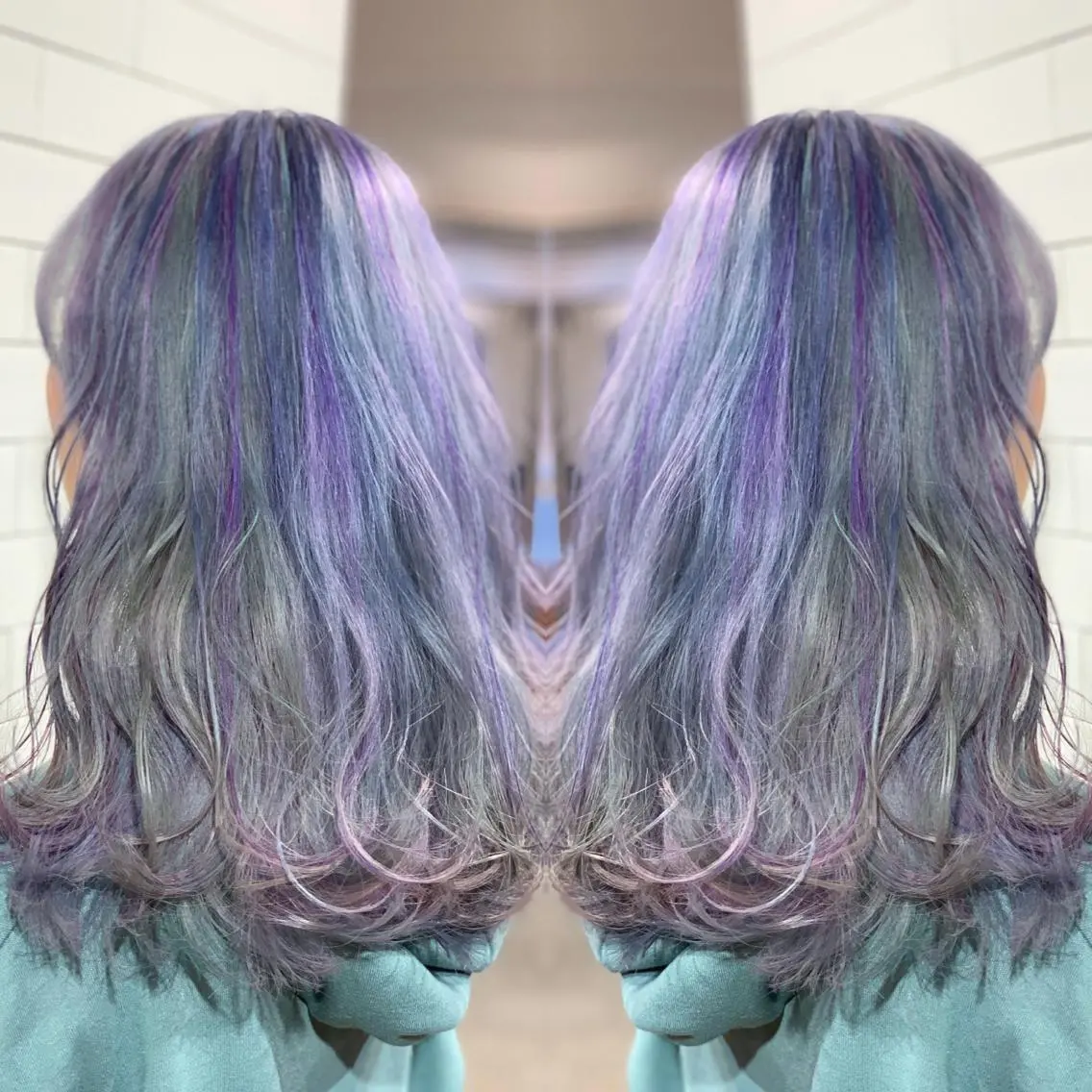 ロング カラー パーマ ヘアアレンジ メンズ キッズ ネイル マツエク・マツパ ヘアカラー トリートメント 髪質改善×ハイトーン 中田啄也のヘアスタイル