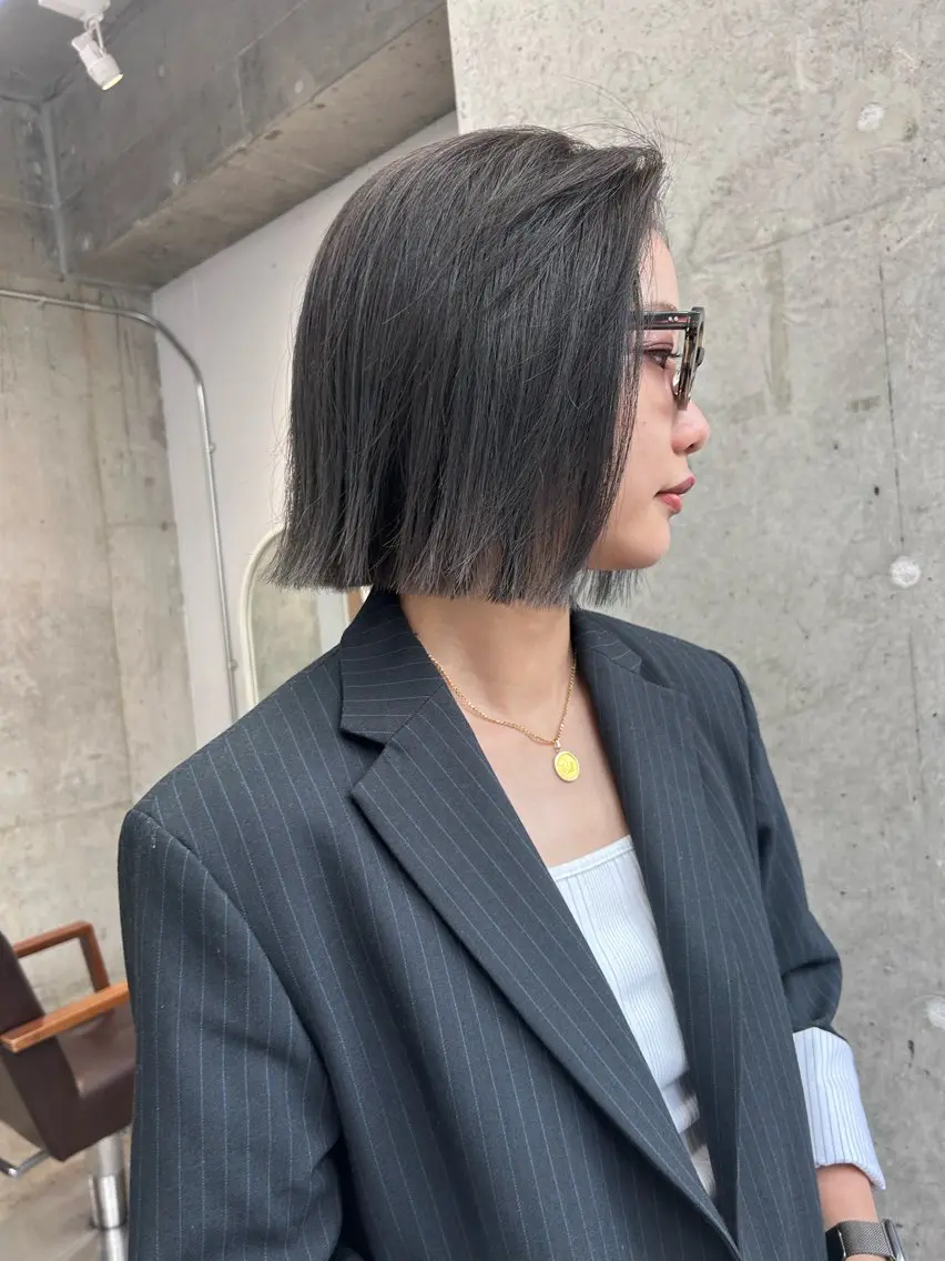 ショート カラー カット ヘアカラー トリートメント Pia ツボイ ケイタのヘアスタイル