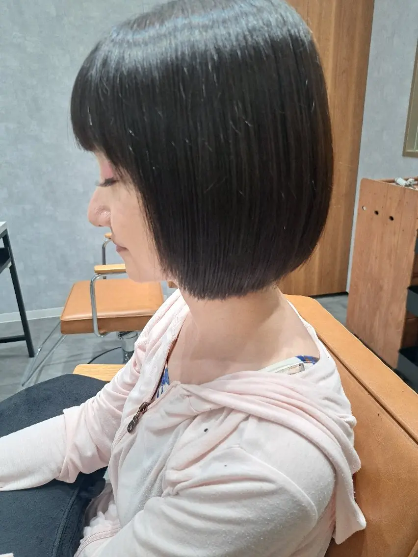 ショート ボブ カット トリートメント 関口 知佳のヘアスタイル